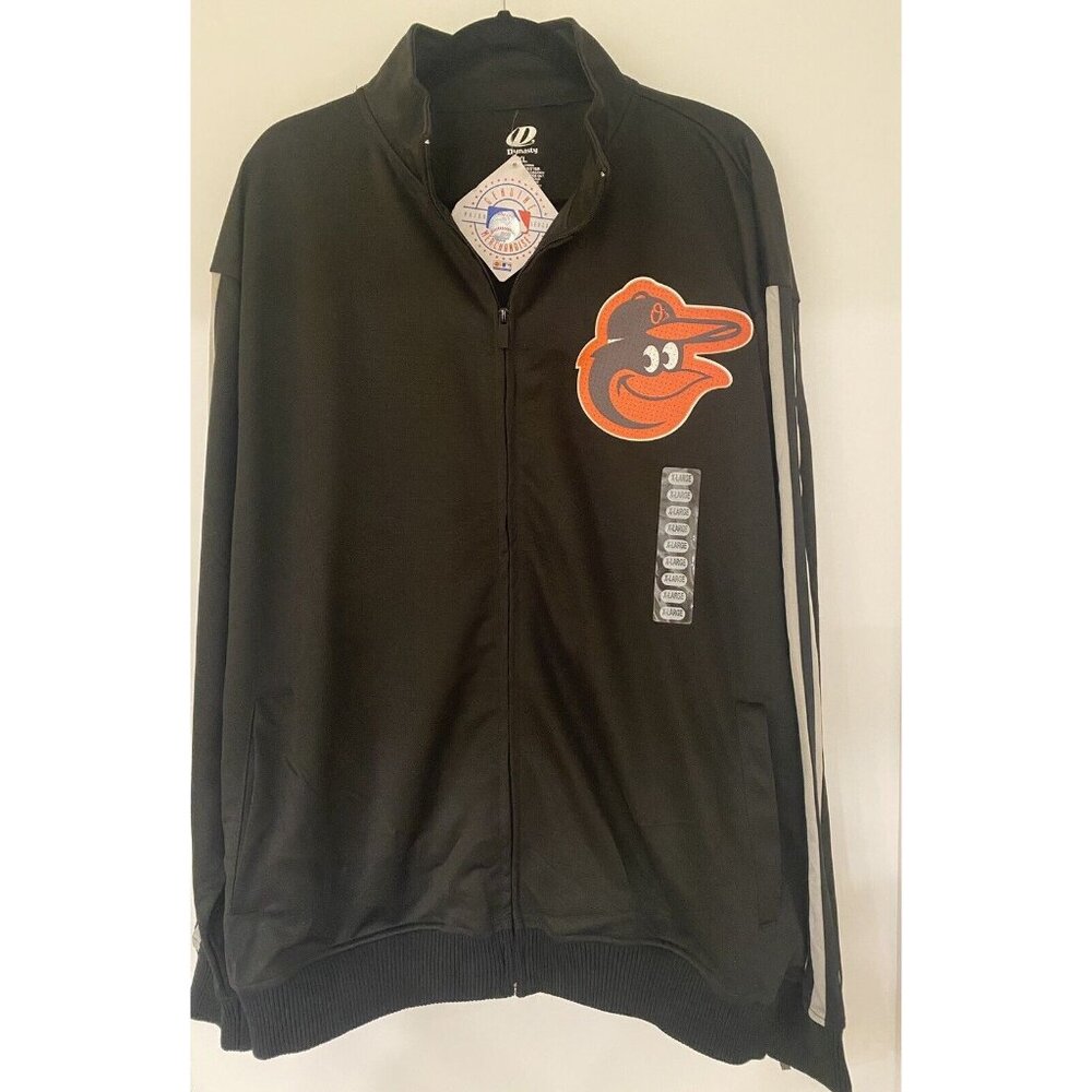 Baltimore Orioles Jacket Men’s XL Full-Zip Track Logo Genuine Major League NWT